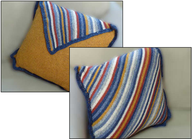 Your Way Diagonal Pillow - Dynamic Pattern