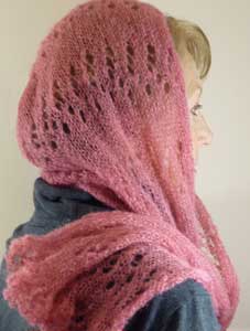 Adult Hooded Scarf - Dynamic Pattern