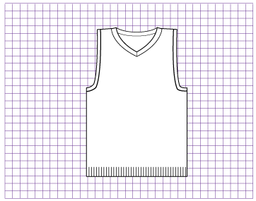 Tourmaline Pullover Vest - Dynamic Pattern