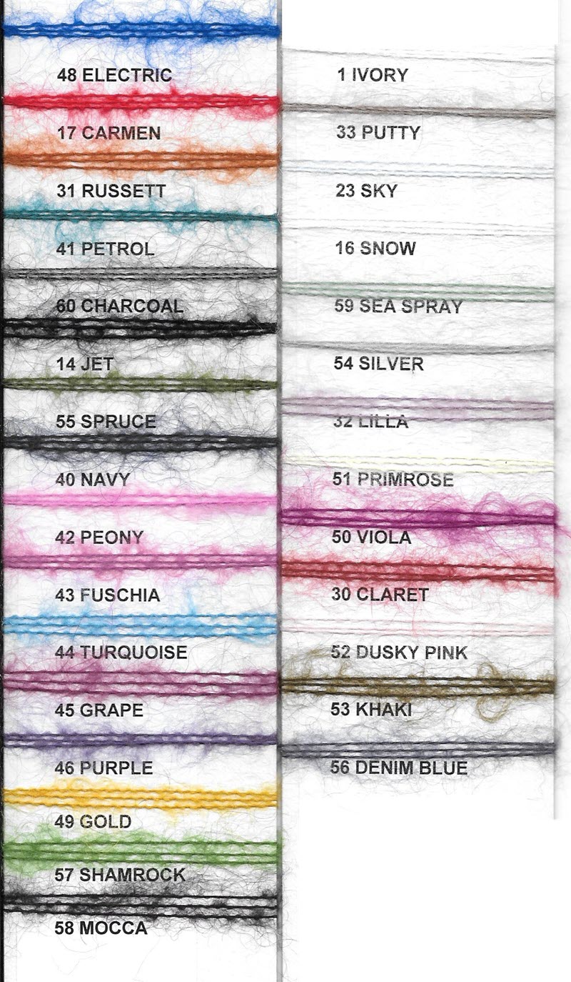 Yeoman Elsa Mohair Machine Knitting Coned Yarn 29 Colors Available