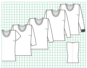 Ancho Pullover - Dynamic Pattern