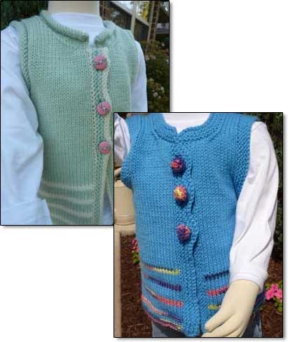 Child's Vest - Dynamic Pattern