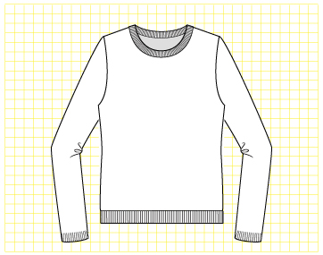 Butterscotch Pullover - Dynamic Pattern