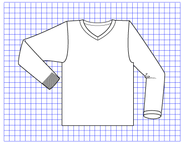 Chromium Pullover - Dynamic Pattern