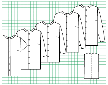 Curry Cardigan - Dynamic Pattern