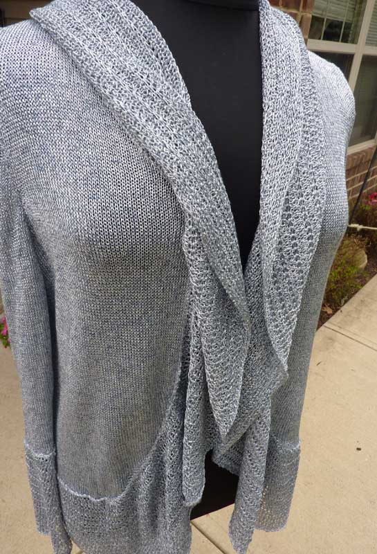 Ruffled Cardigan - Dynamic Pattern