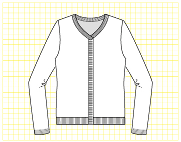 Lollypop Cardigan - Dynamic Pattern