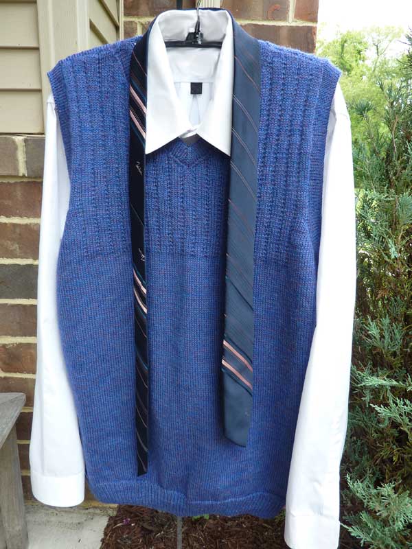 Man's Basic Vest - V Neck | ANY machine | ANY yarn | Machine Knitting ...