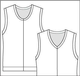 Raisin Buttoned Vest - Dynamic Pattern