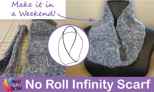 Knitting machine scarf pattern