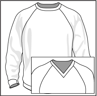 Firebrick Pullover - Dynamic Pattern