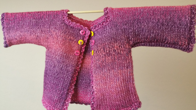 Kids One Piece Squirrel Cardi - Dynamic Pattern