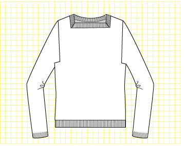 Taffy Pullover - Dynamic Pattern