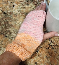 Quick No Gore Fingerless Mittens