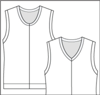 Raisin Buttoned Vest