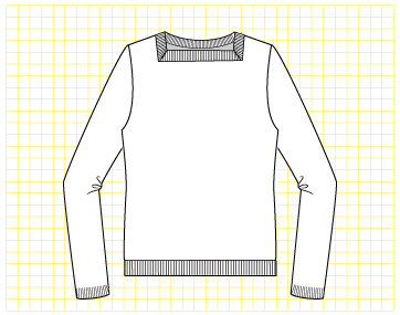 Tootsie Pullover - Dynamic Pattern