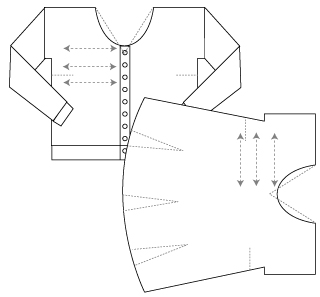 Women's Plus Sideways  - Dynamic Pattern