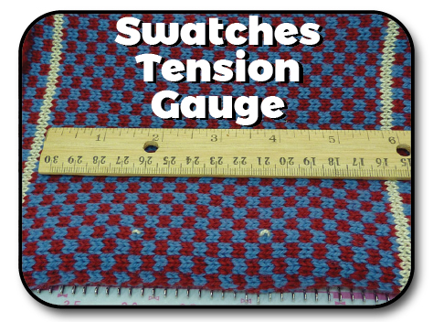 Swatches, Tension and Gauge Knit In Now Course