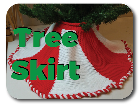 Christmas Tree Skirt Knit In Now Course