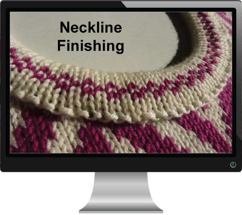 Round Neck Finishing - knit-along