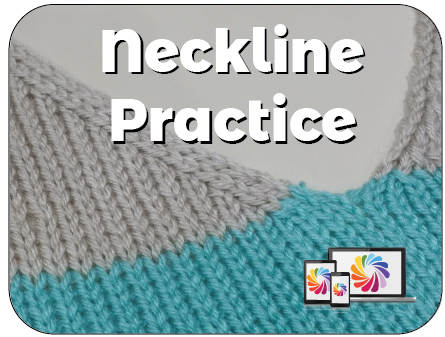 Neckline Shaping Practice Knit In Now Course