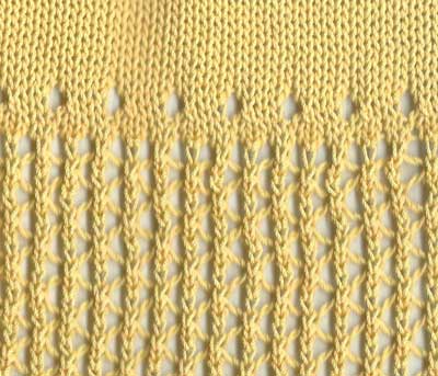 Star Mesh Summer Top Machine Knitting Pattern Knit It Now