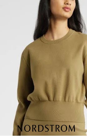 Example of a Blouson Sweater Illustration of a blouson-style sweater