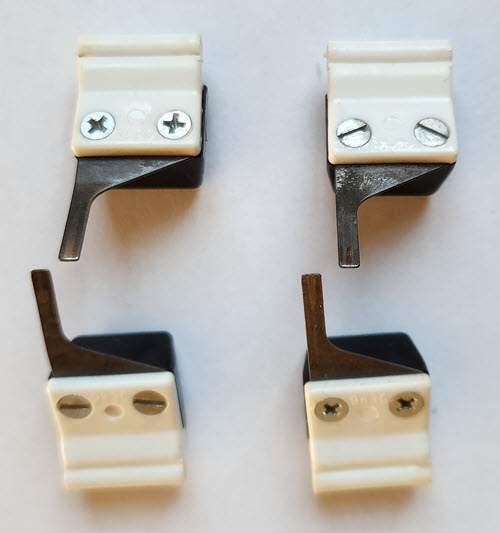 Edge Springs for correct edge stitch formation in Passap knitting