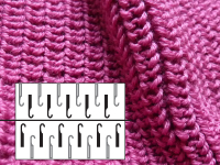 English Rib | Half Fisherman Rib machine knitting technique