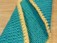 Kitchener (Tubular) Bind Off used for ribbed, jacquard, or tuck rib fabrics in machine knitting Kitchener (Tubular) Bind Off for smooth machine knitting edges