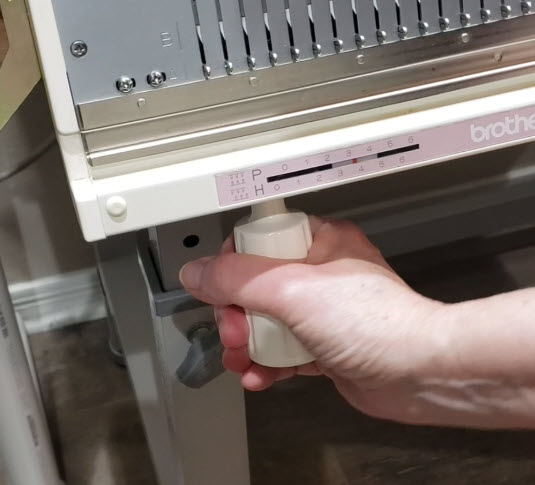 Racking Handle (Swing Handle) used for adjusting ribber needle positions in machine knitting Racking Handle (Swing Handle) for adjusting ribber needles
