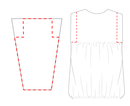 Modified Dropped Shoulder Construction in Machine Knitting
Sweater with modified dropped shoulder design