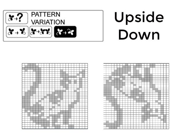 Example of Stitch Variation Applied to a Stitch Pattern