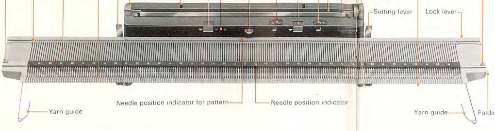 Needle Position indicator 4.5mm Standard Gauge Knitting Machine Brother & other