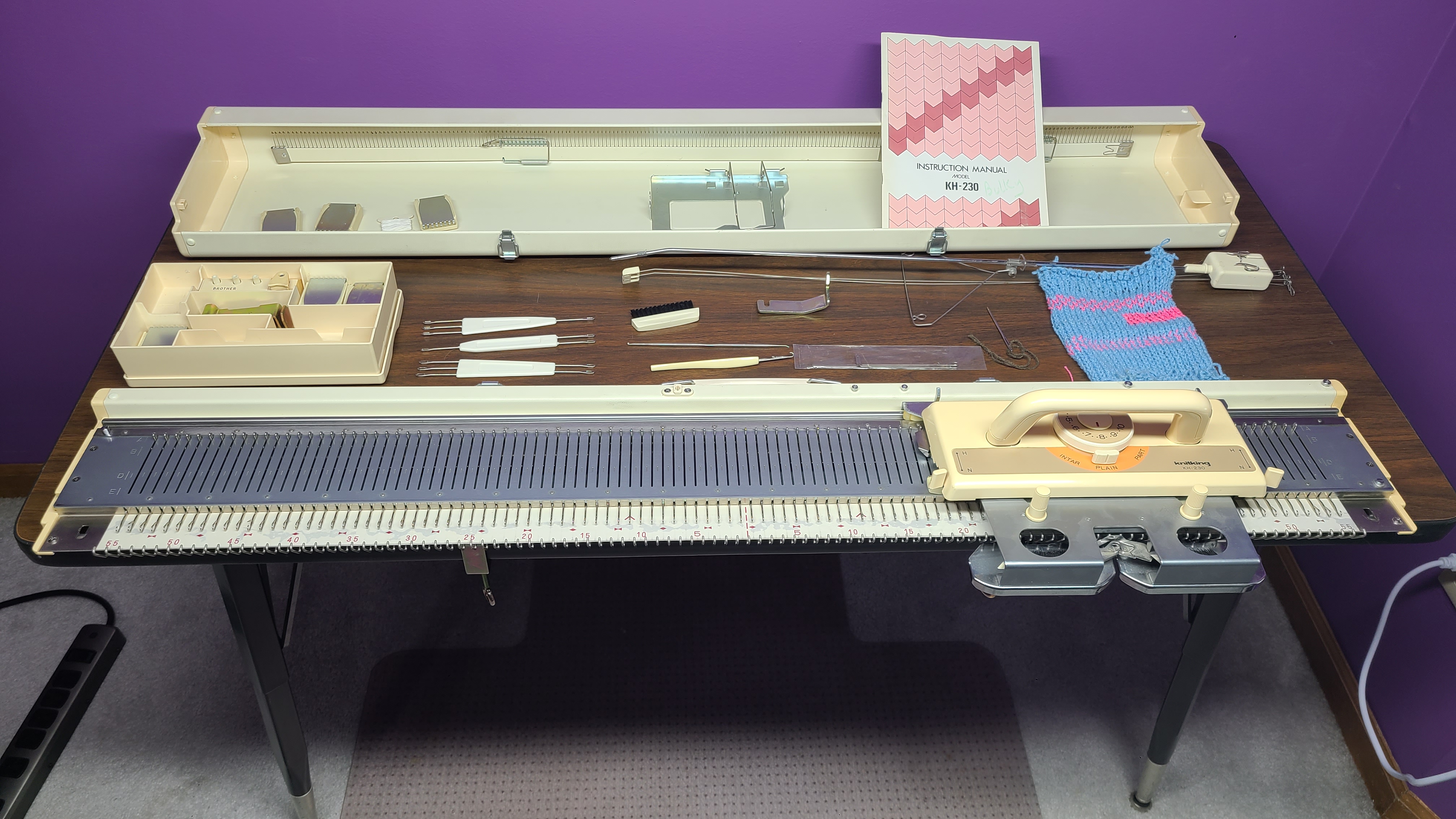 Tested and Clean Brother KH230 and KR230 with original box for sale 