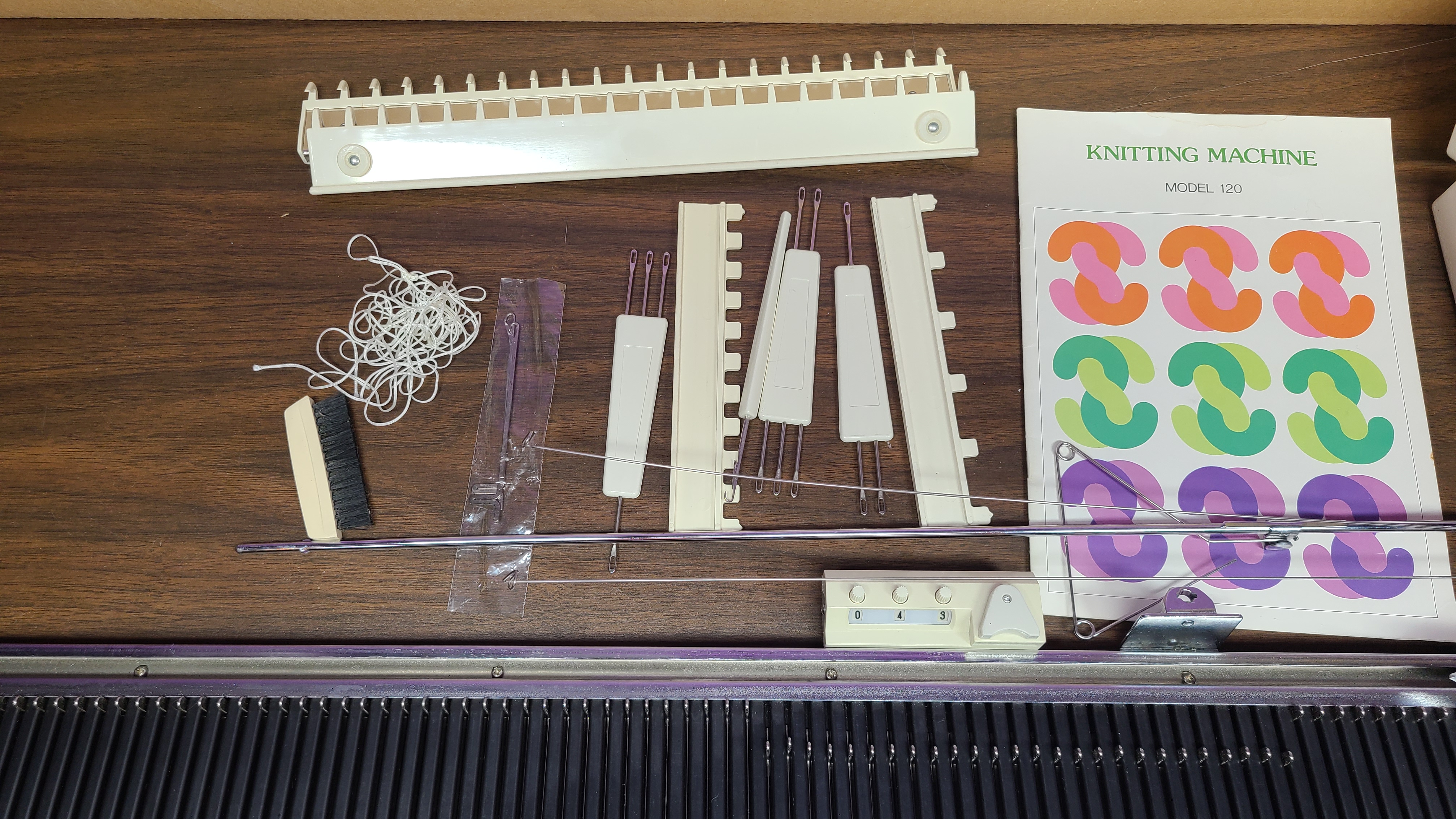 Tested Kantan Bulky Silver Reed SK120 with Original Box for Sale