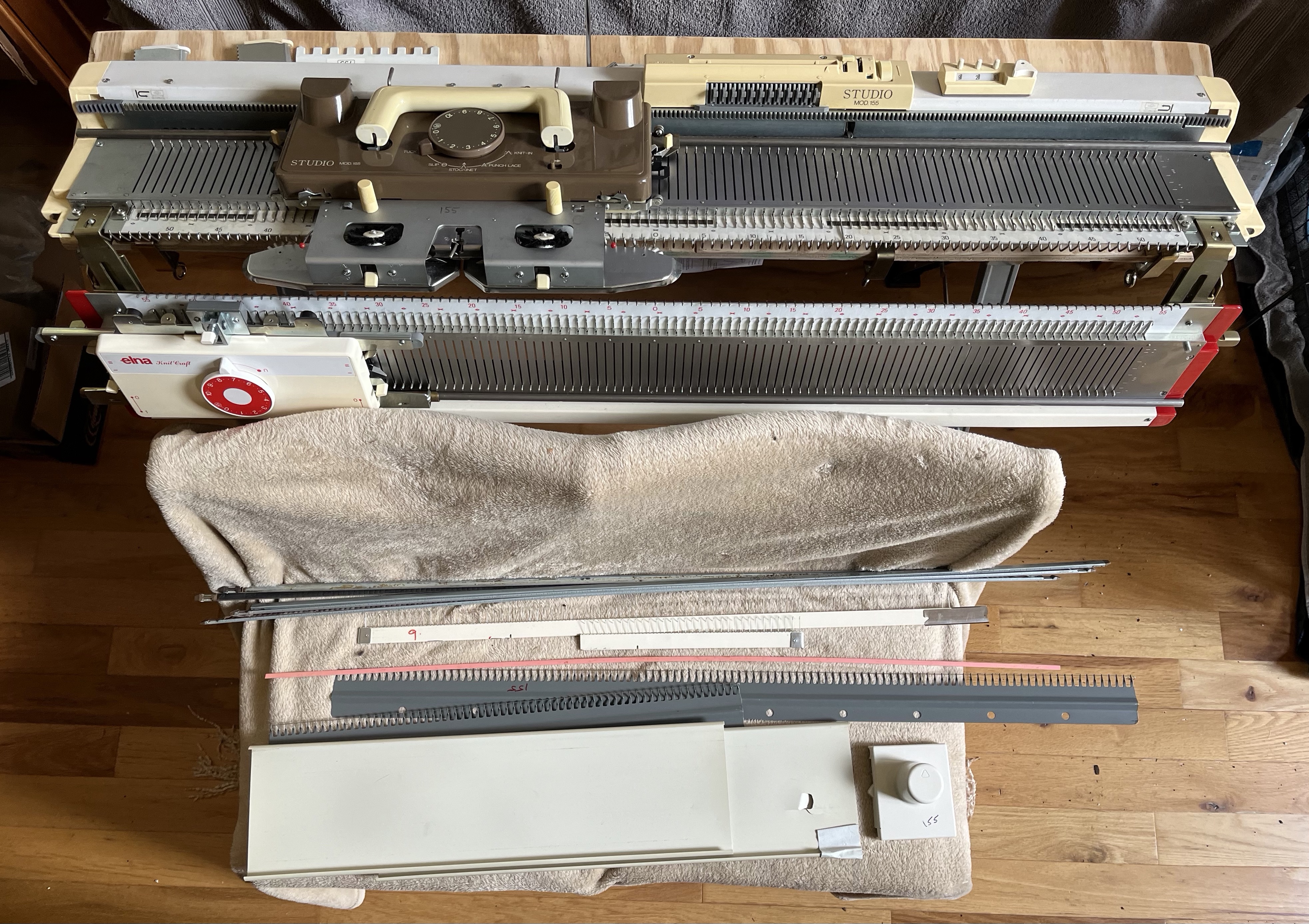 SK155 and SR155 ribber