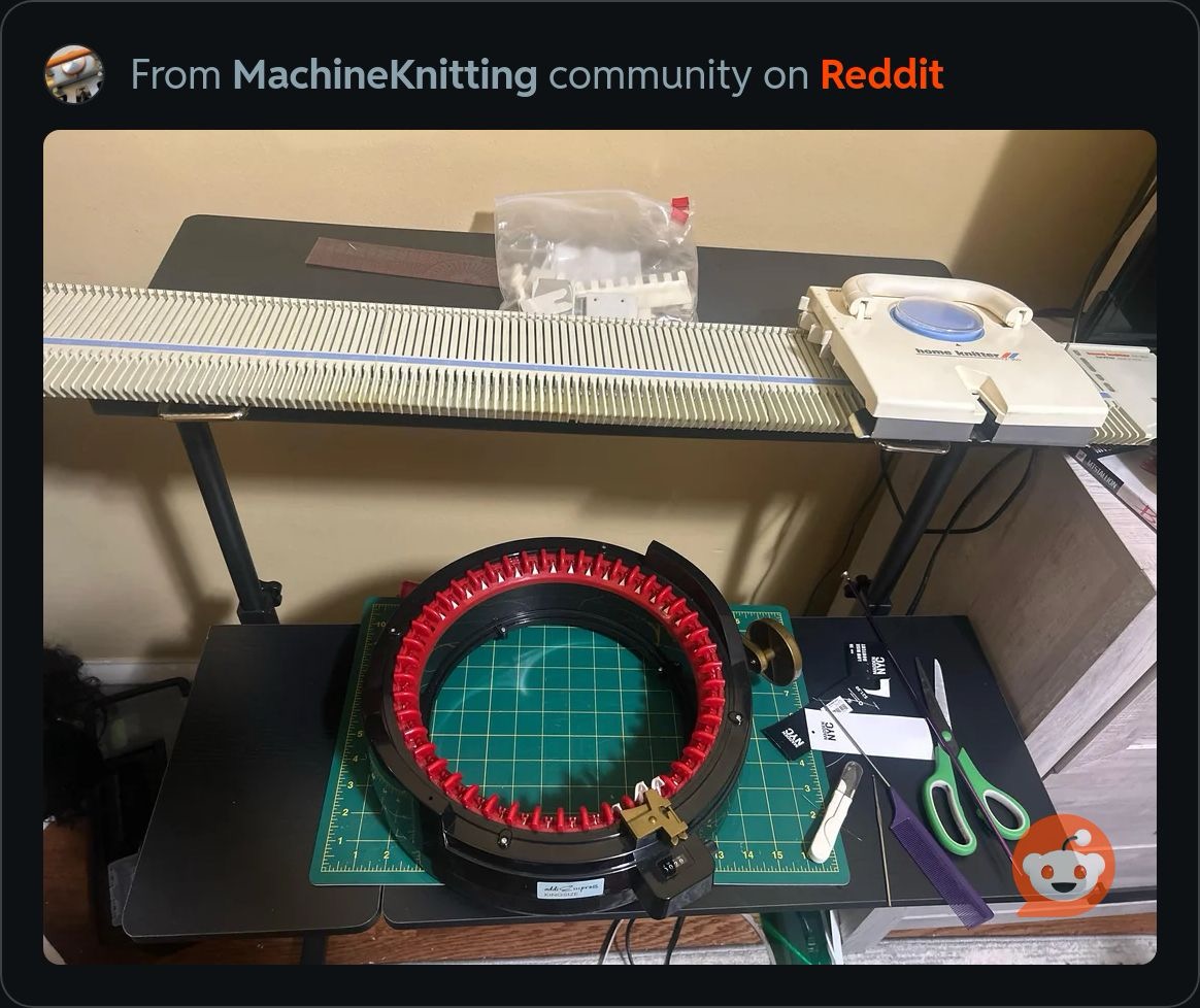 Kx 350 and Addi Knitting machine (willing to trade)