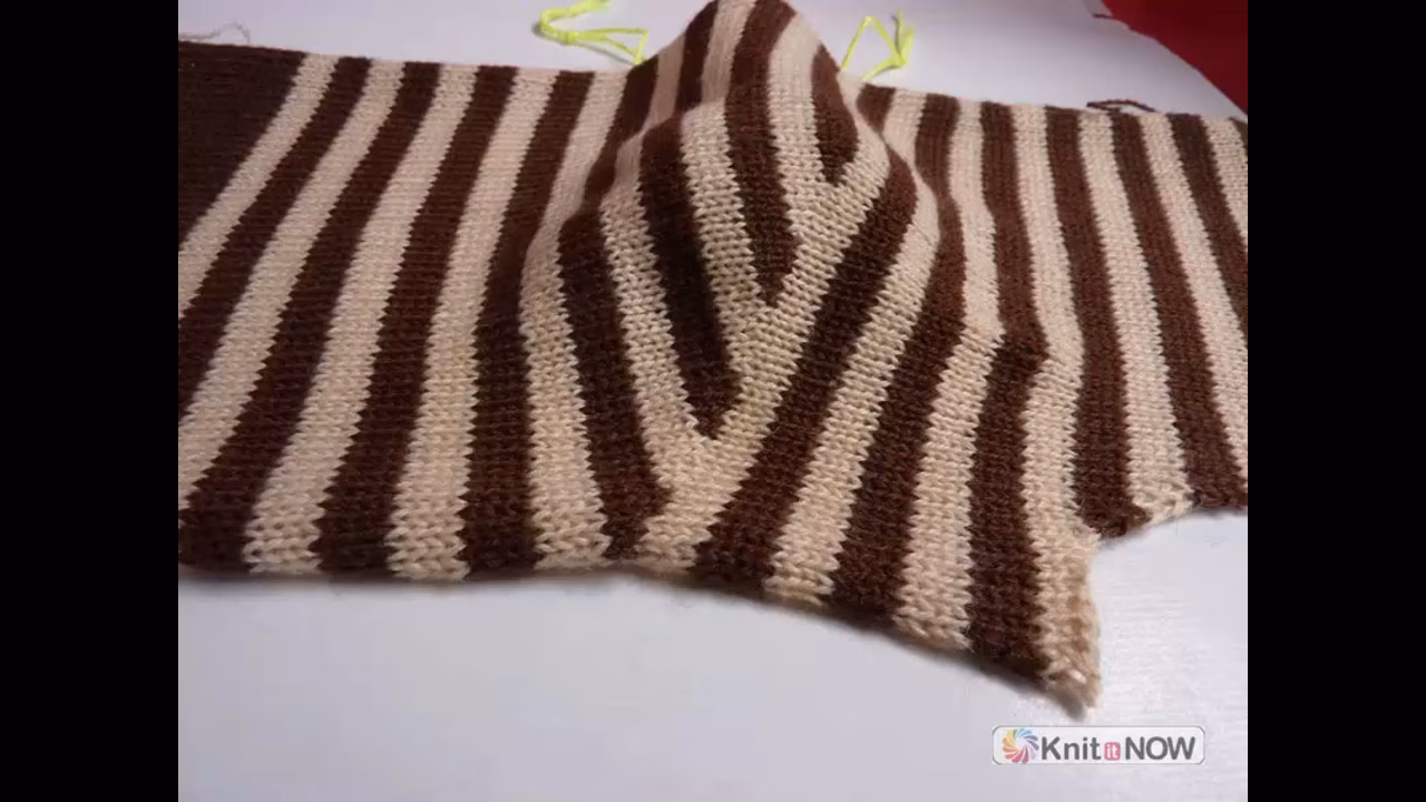 Adding Bust Darts Tutorial for Machine Knitting