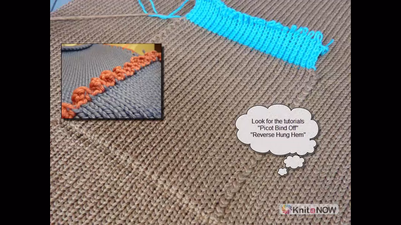 Afterthought Pocket Tutorial for Machine Knitting