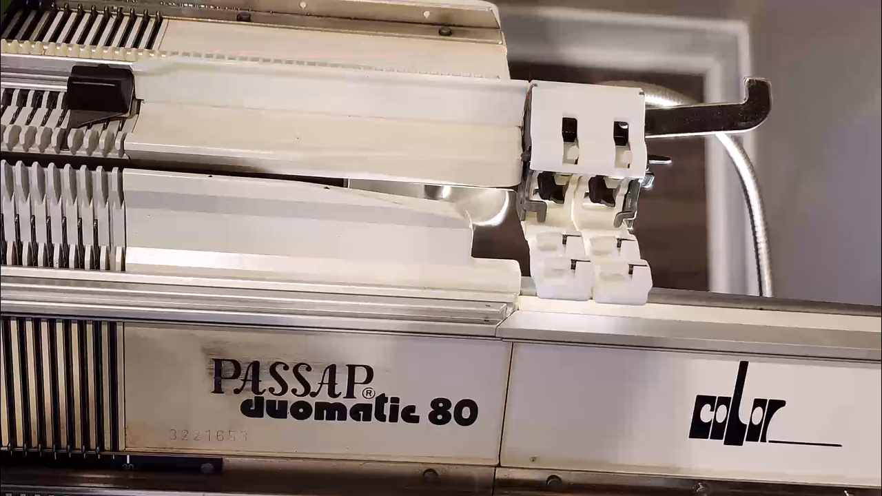 Attach a 2 Color Changer (Passap DM80) Tutorial for Machine Knitting