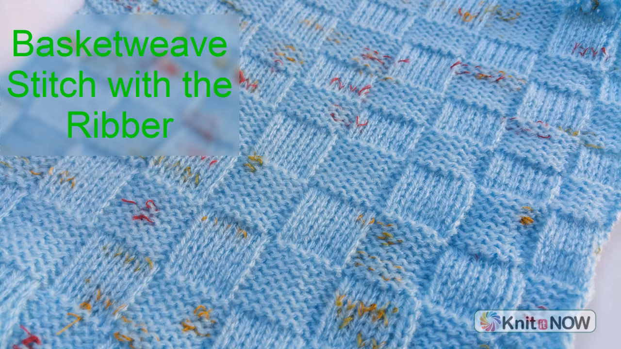 Checkerboard Stitch Pattern Tutorial for Machine Knitting