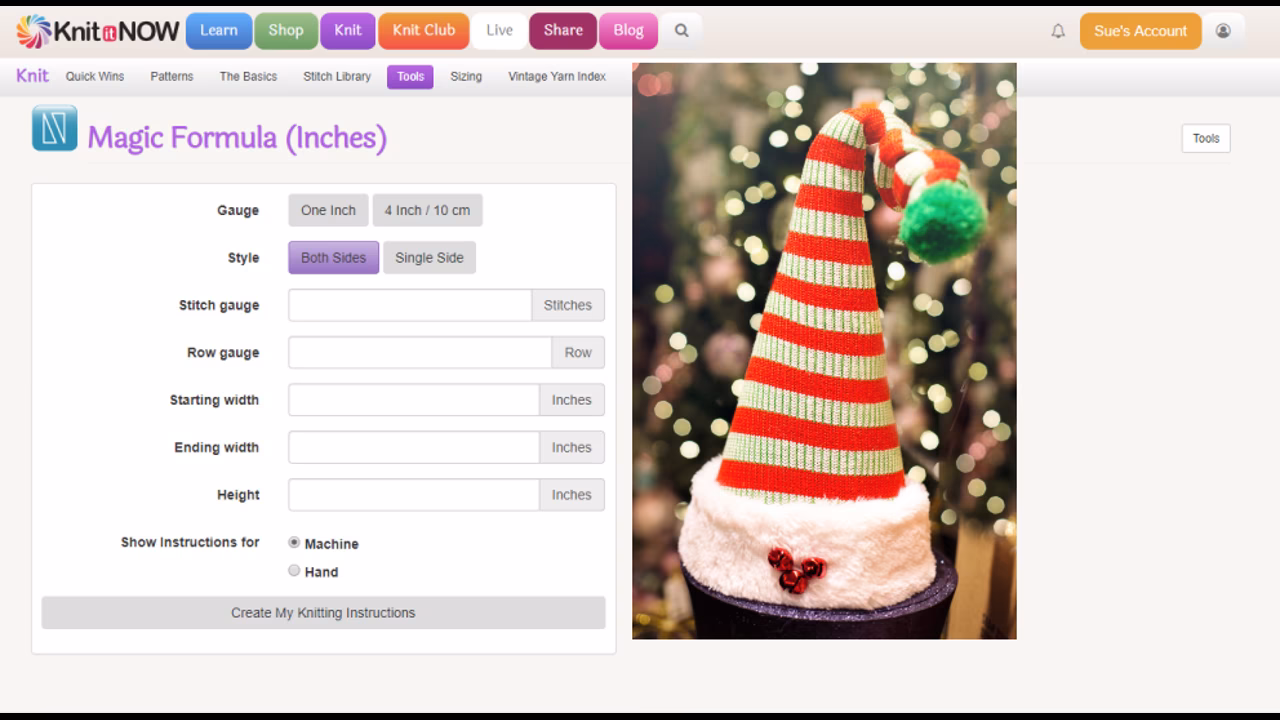 Christmas Elf Hat Tutorial for Machine Knitting