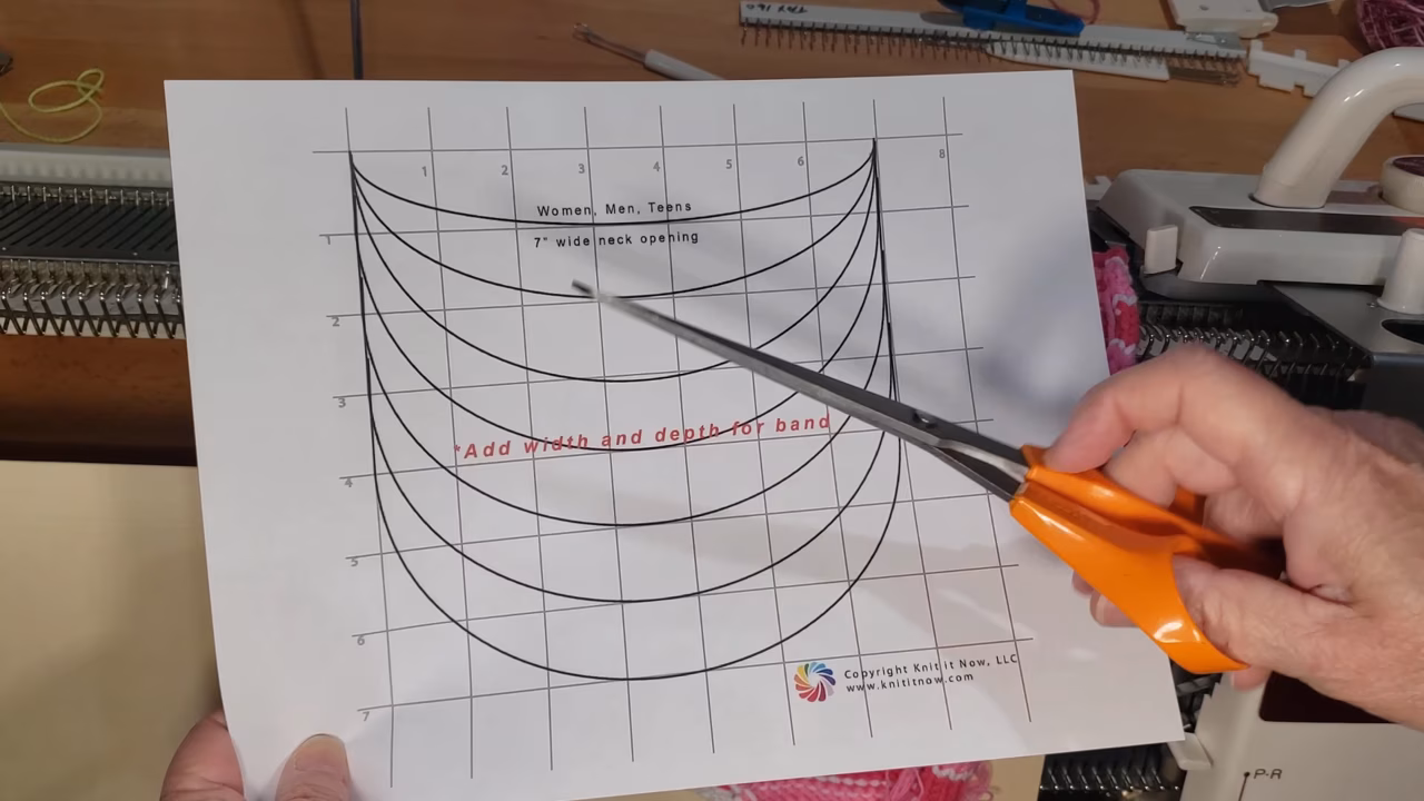 Cut 'n Sew Template Tutorial for Machine Knitting