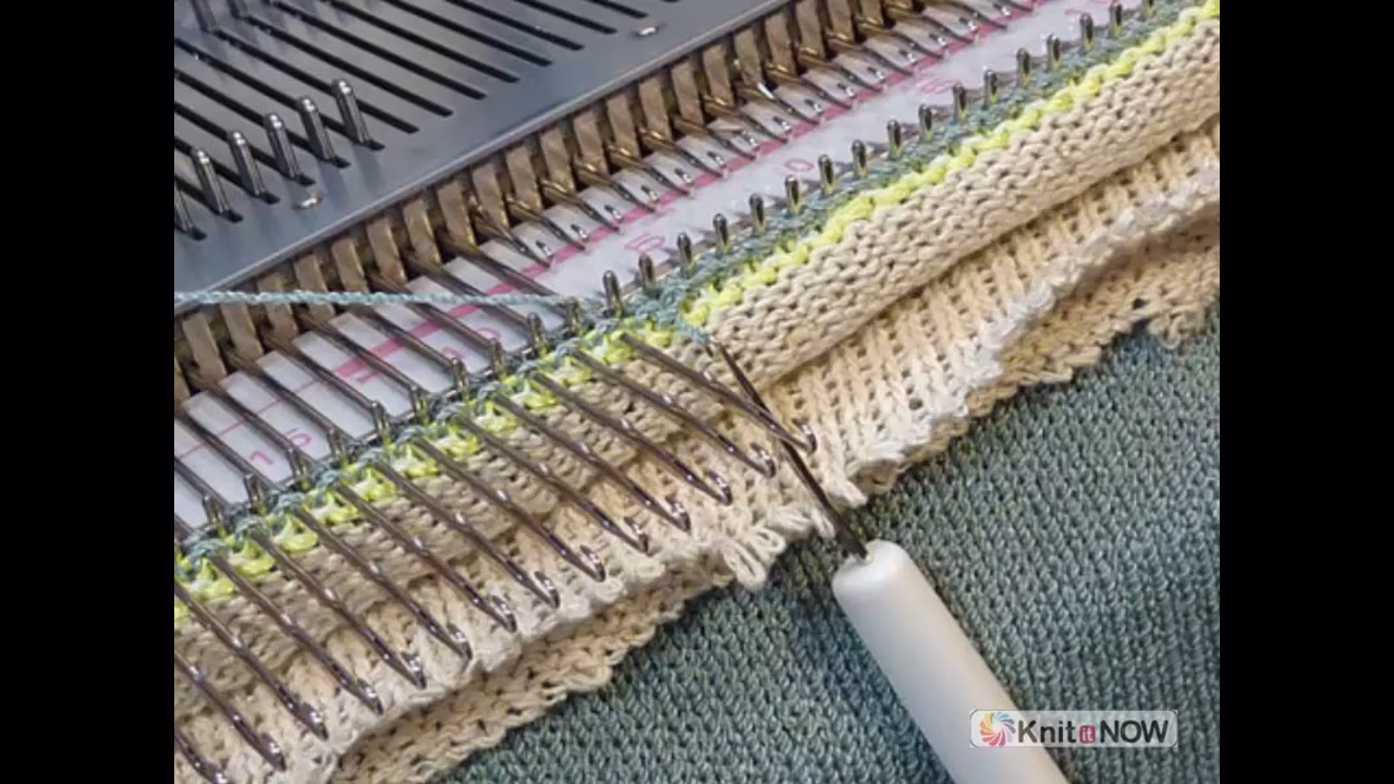 Designer Waistbands Tutorial for Machine Knitting