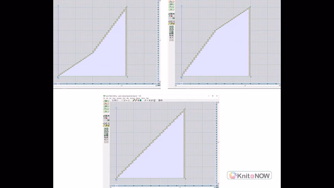 Diagonal Shaping Tutorial for Machine Knitting