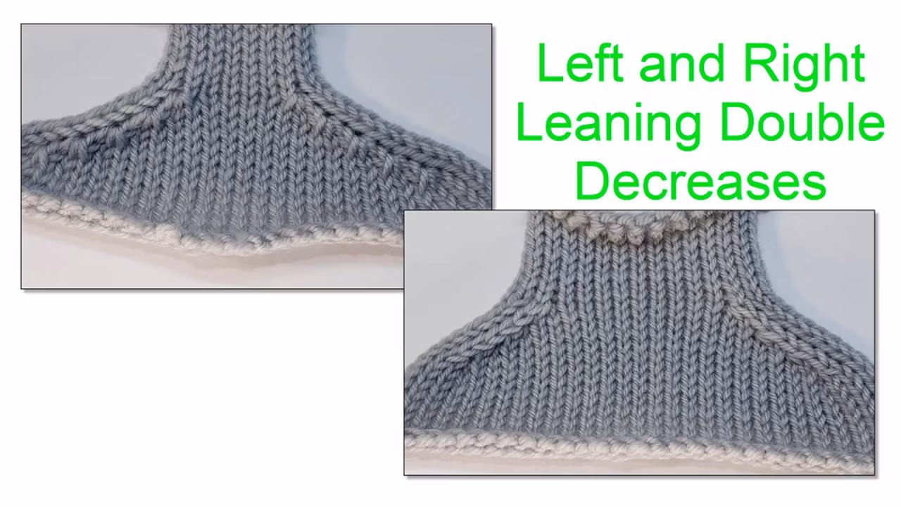 Double Decreases Tutorial for Machine Knitting