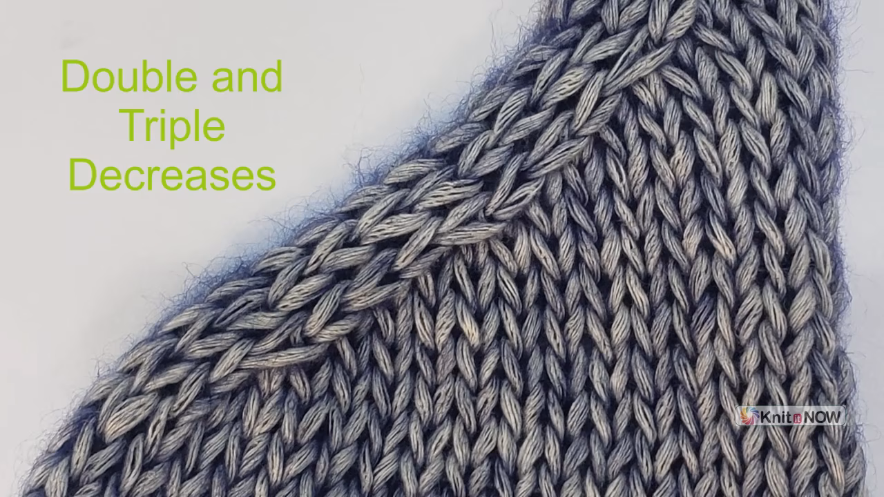 Double / Triple Decreases Tutorial for Machine Knitting