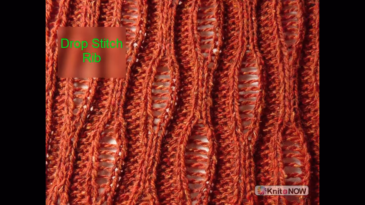 Drop Stitch Rib Tutorial for Machine Knitting
