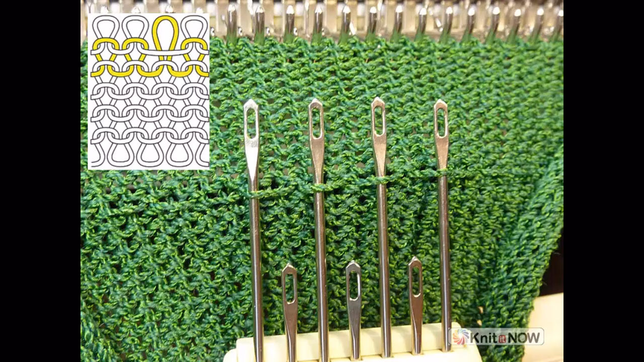 Easy, less bulk Waistbands Tutorial for Machine Knitting